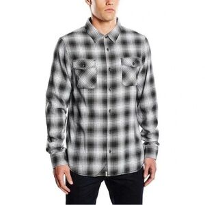 Lucky Brand Black Label Lightweight Plaid Flannel Shirt 2XL
